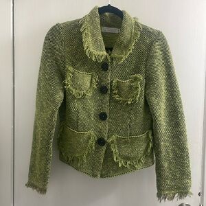 Willow green/ black jacket size small